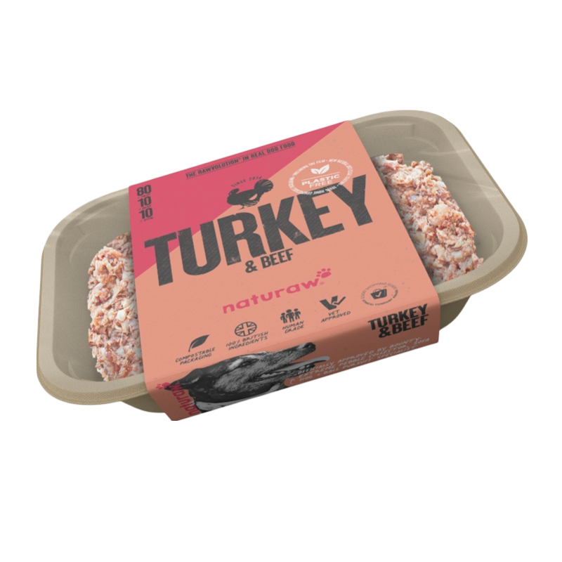 Naturaw Turkey & Beef Complete 500g Carniraw Ltd